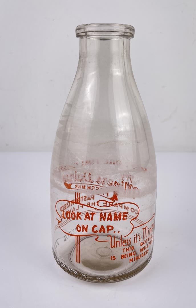 Miners Dairy Butte Montana Milk Bottle