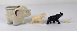 Group of Elephant Figurines