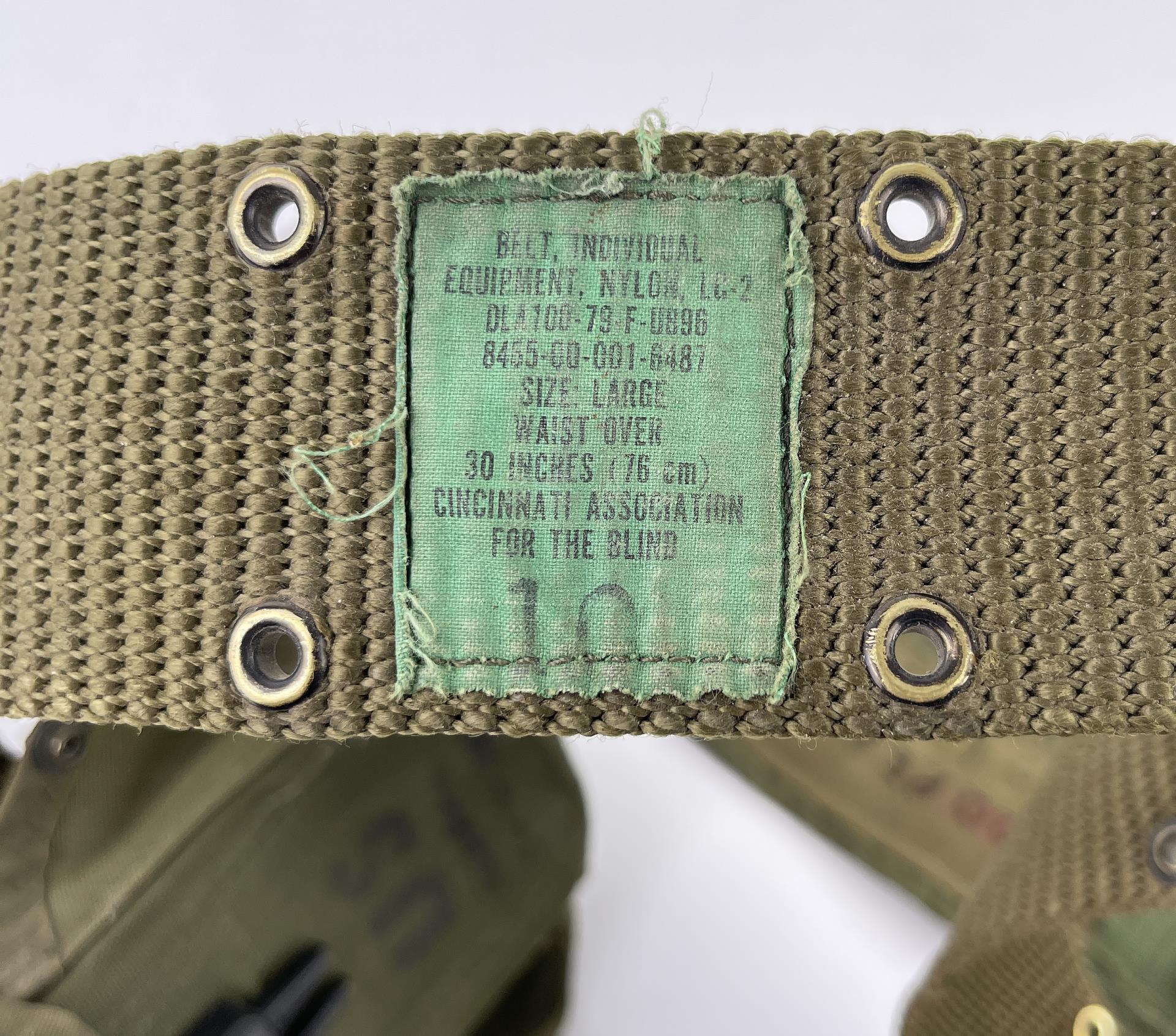 Vietnam War Web Cartridge Belt