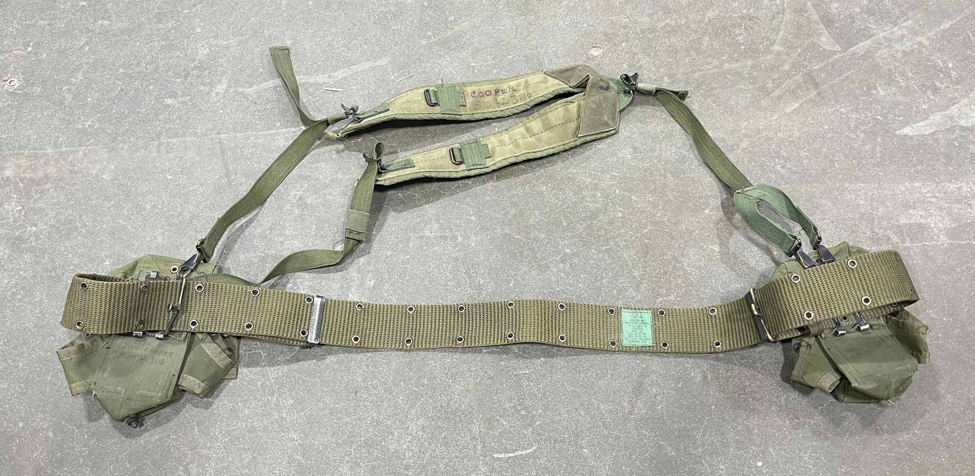 Vietnam War Web Cartridge Belt