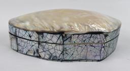 Sea Shell Trinket Box made in Bali