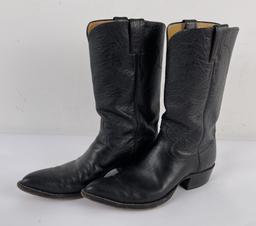 Justin Buffalo Calf Cowboy Boots