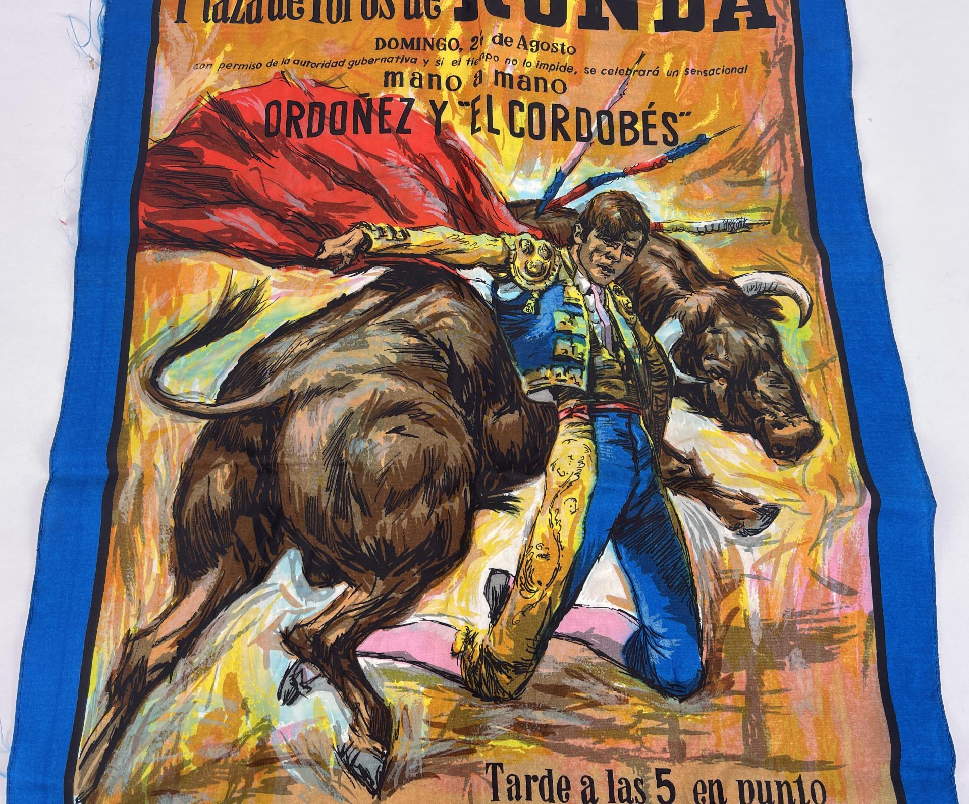 1950s Mexican Bullfighting Scarf