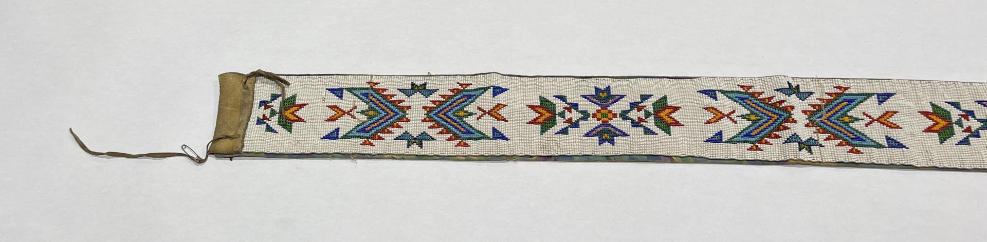 Native American Indian Made Beaded Belt