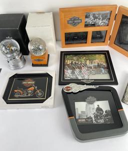 Collection of Harley Davidson Motorcycle Items