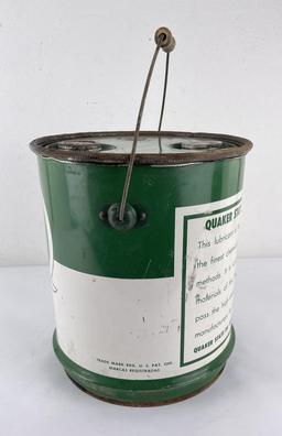 Quaker State Super Quadrolube Oil Can