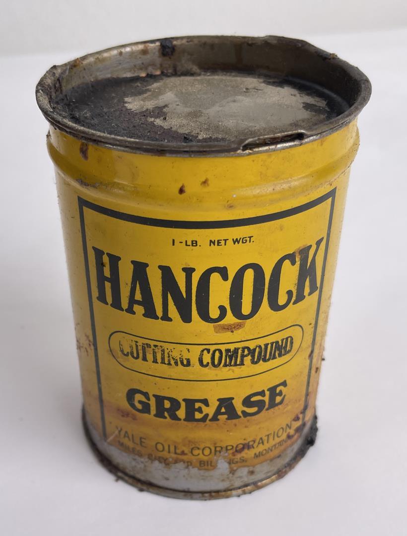 Hancock Grease Yale Oil Billings Montana Cans