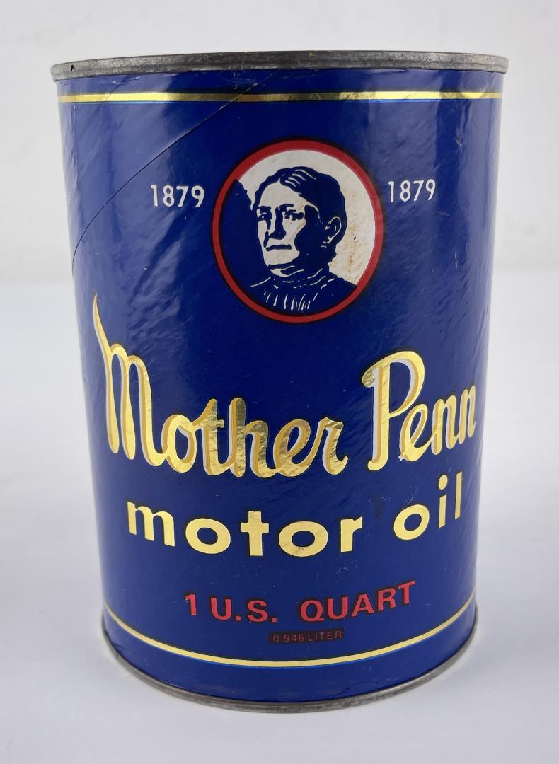 Mother Penn Motor Oil Quart Can