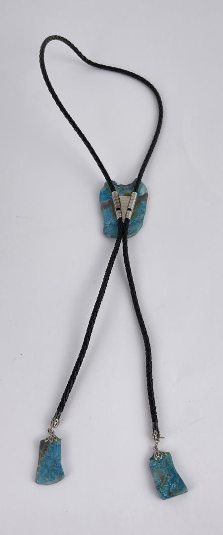 Navajo Turquoise Bolo Tie