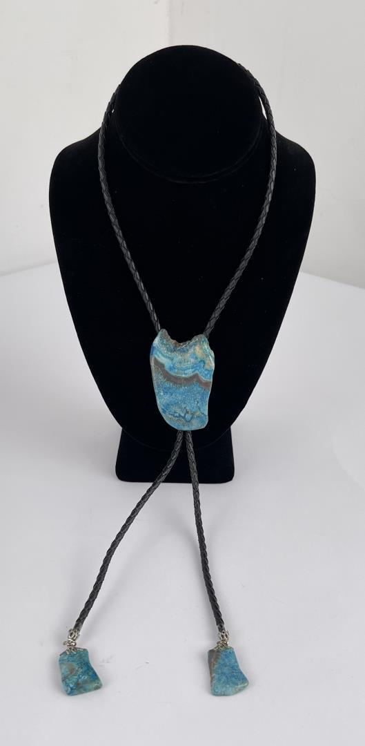 Navajo Turquoise Bolo Tie