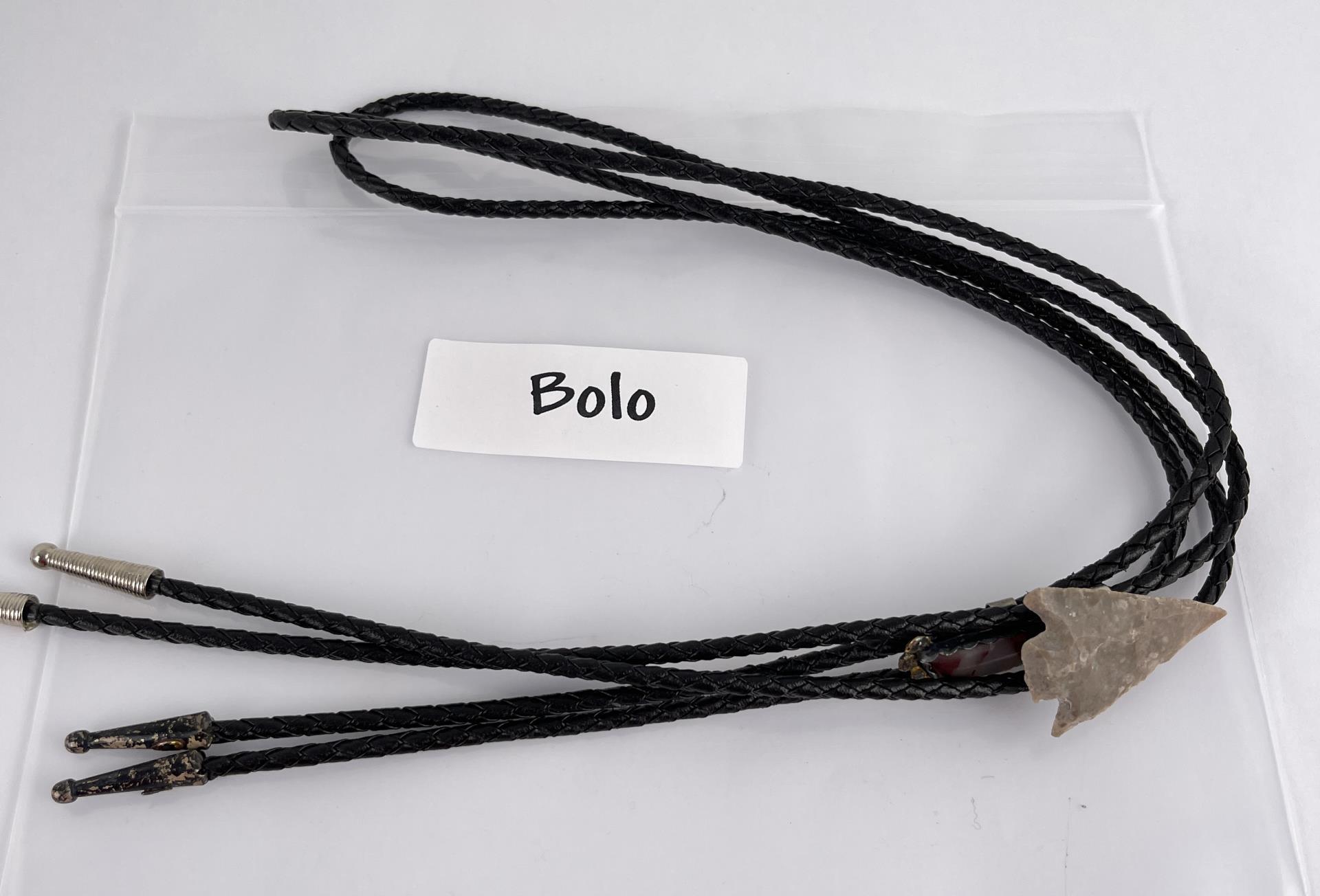 Arrowhead and Agate Bolo Ties