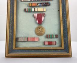 WW2 Good Conduct Medal and Ribbon Bars