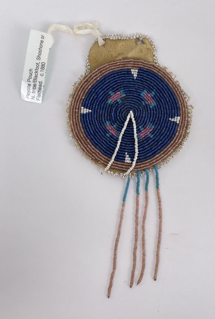 Montana Blackfoot Indian Beaded Peyote Pouch