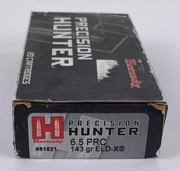 Hornady Precision Hunter Rifle Ammo 6.5 PRC