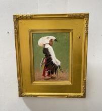 Larry Riley Little Dancer Eagle Indian Painting