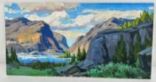 Taylor Lynde Montana Oil Painting
