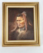 Hanson Native American Indian Painting