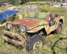 1949 Willys MB Jeep Project Car Military Camo