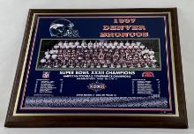 1997 Denver Broncos Team Plaque
