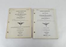 WW2 US Army Air Corps Technical Order Manuals