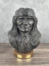 Phil Bishop Geronimo Bust Sculpture