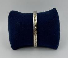 Alaskan Gold Nugget Silver Bracelet