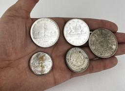 Collection Of Canadian silver Coins