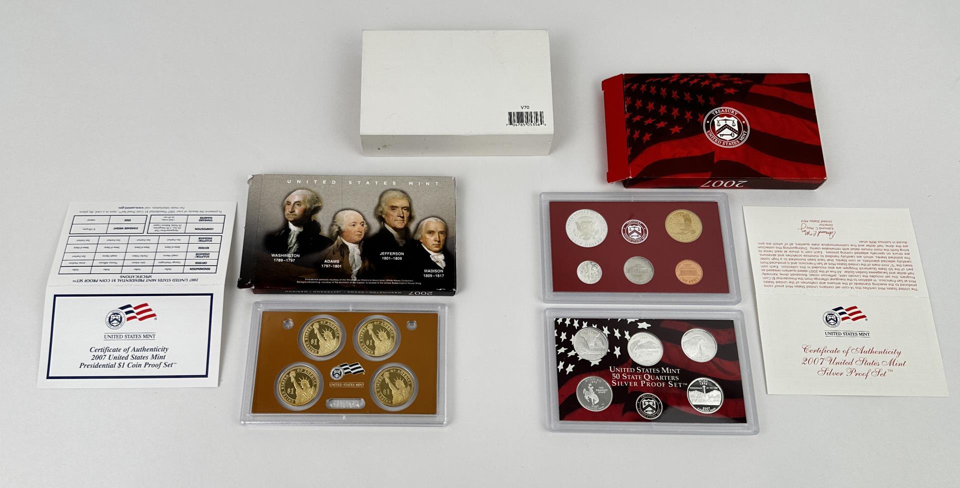 2007 US Mint Silver Proof Set