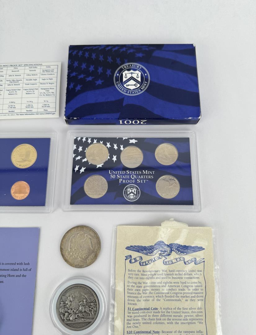 Collection Of Coins And Medals