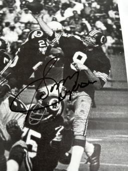 Sonny Jurgensen Redskins Quarterback Signed Photo