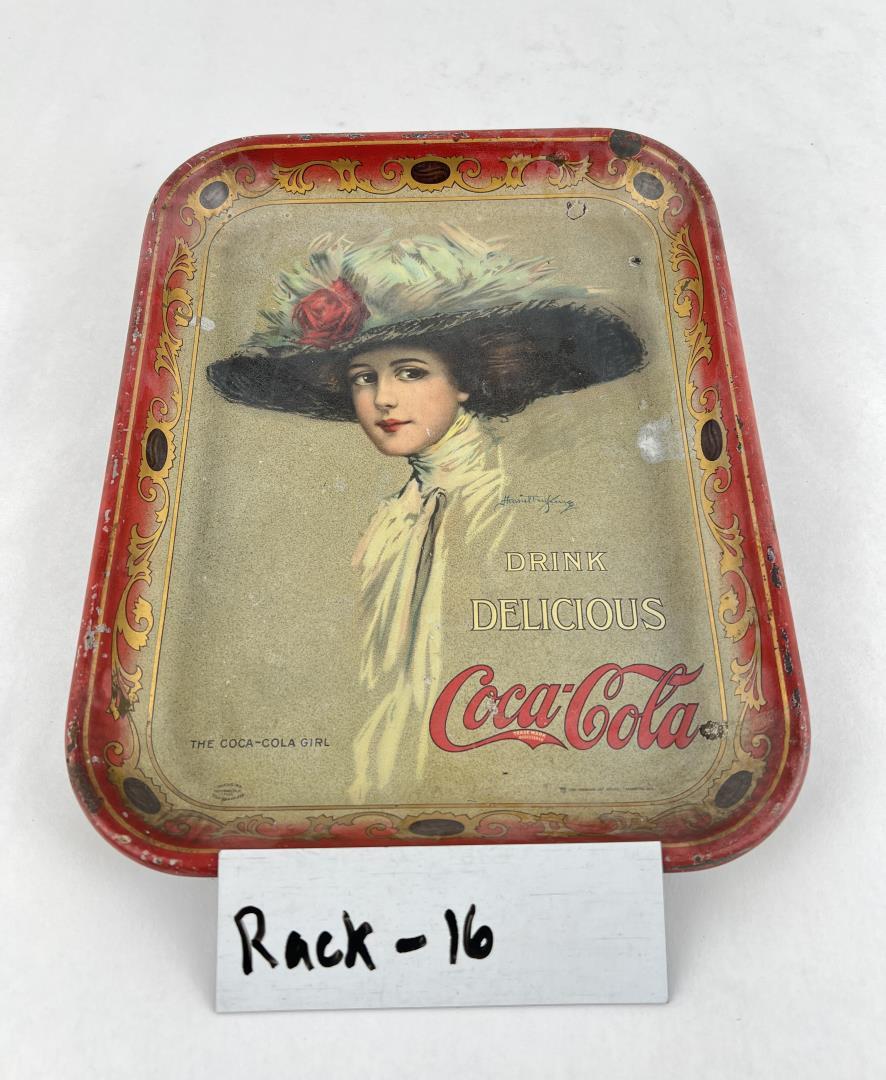 1910 The Coca Cola Girl Tray Hamilton King