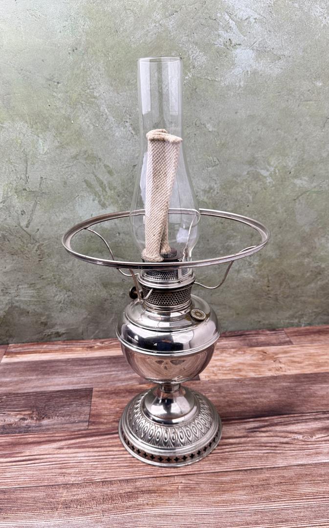 Antique Bradley & Hubbard Hurricane Lamp