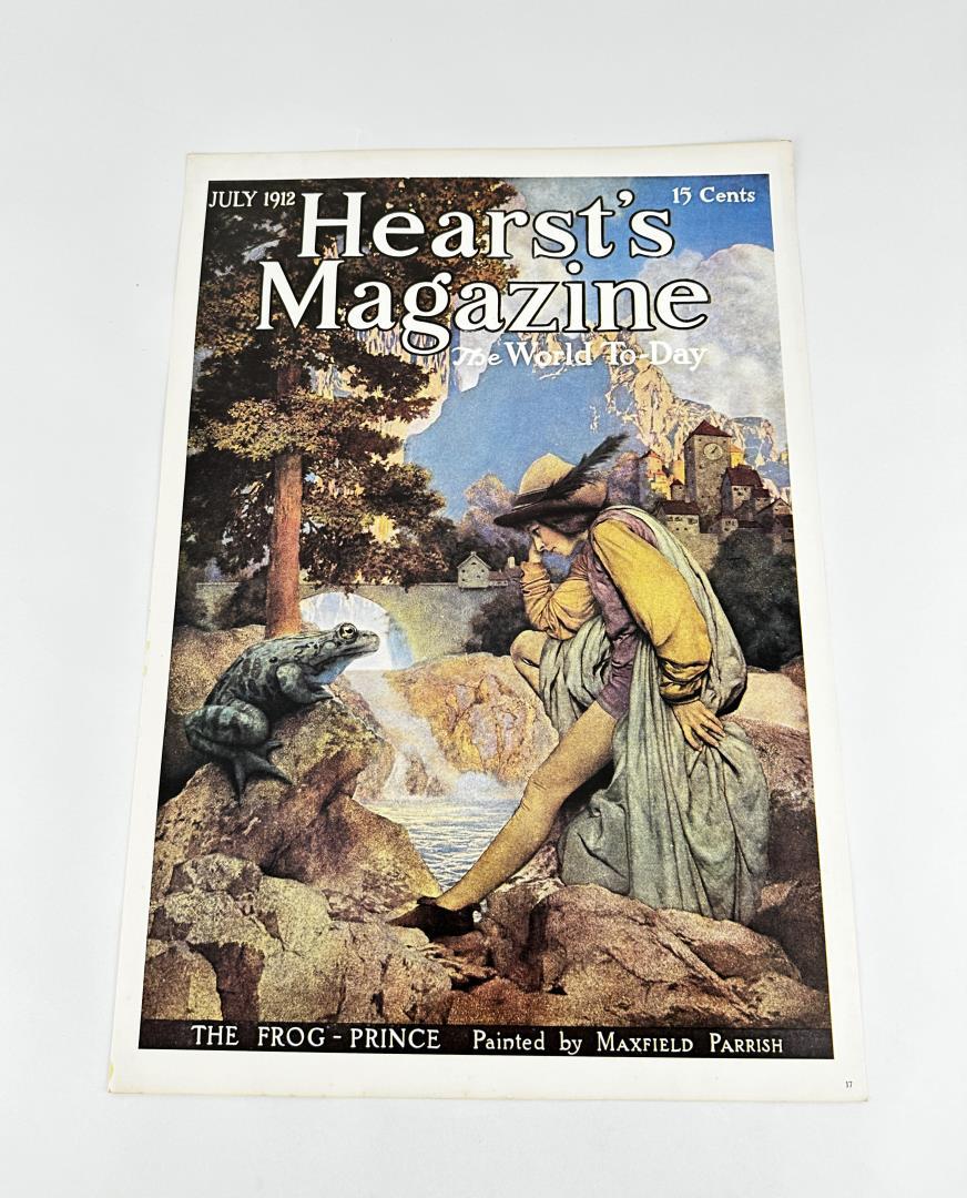 1912 Maxfield Parrish The Frog Prince Hearst Cover