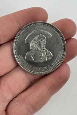 General Custer Hardin Montana 1 Dollar Token