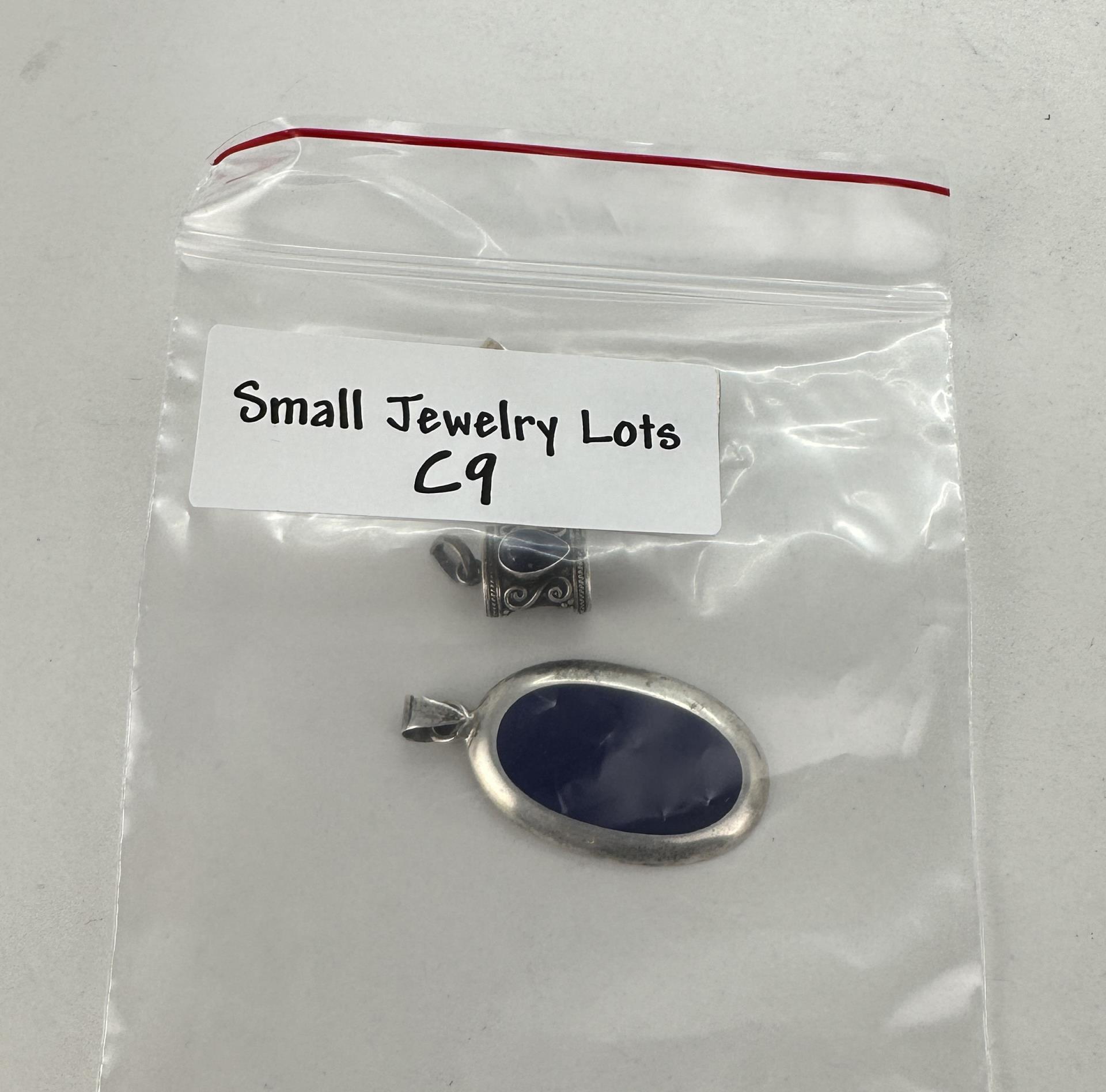 Sterling Silver Lapis Lazuli Pendants