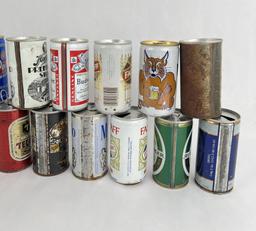 Collection of Vintage Beer Cans