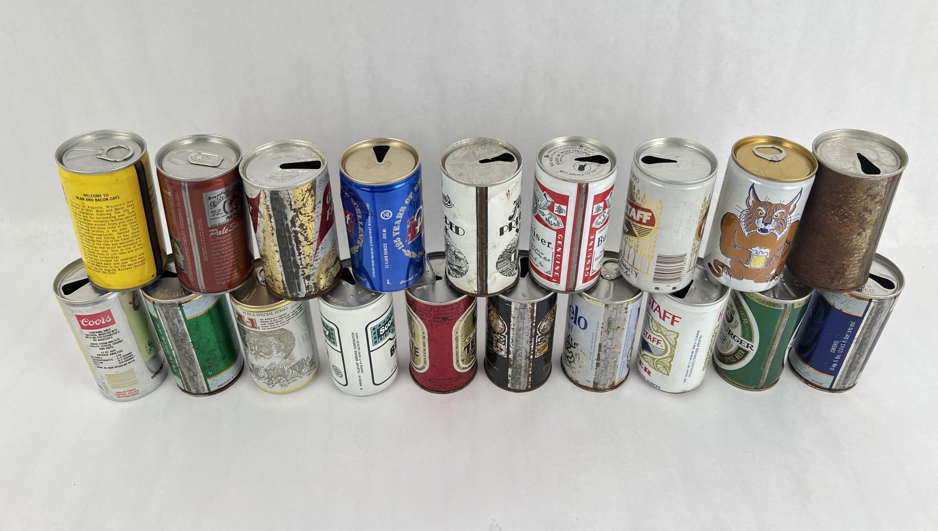 Collection of Vintage Beer Cans