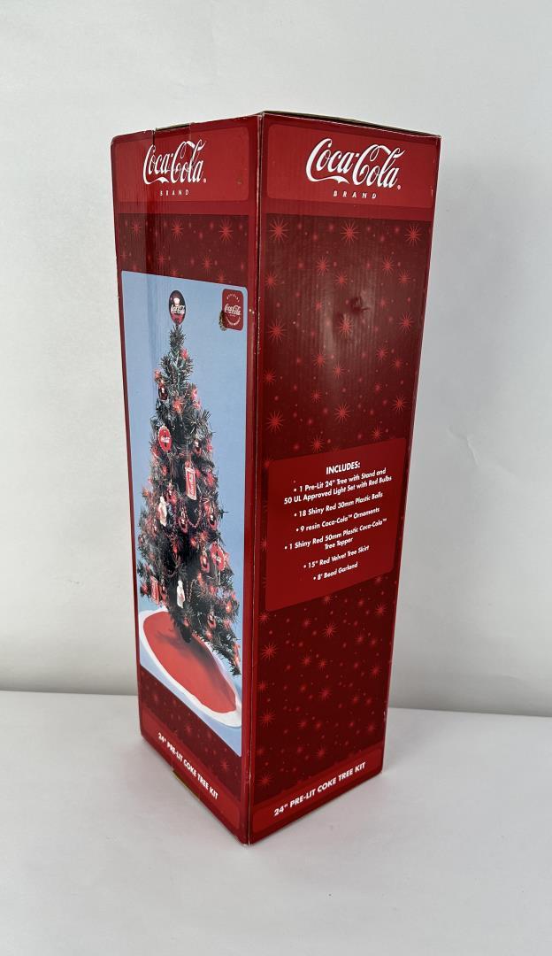 Coca Cola 24" Pre Lit Christmas Tree