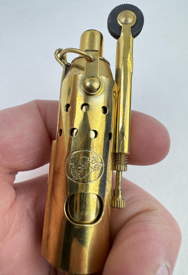 Mermaid Brass Trench Wheel Lighter