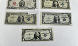 Silver Certificates and Red Seal Notes