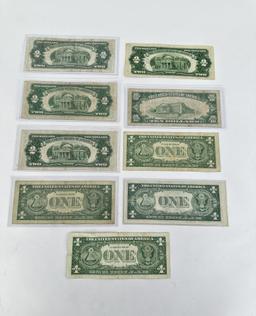 Silver Certificates and Red Seal Notes