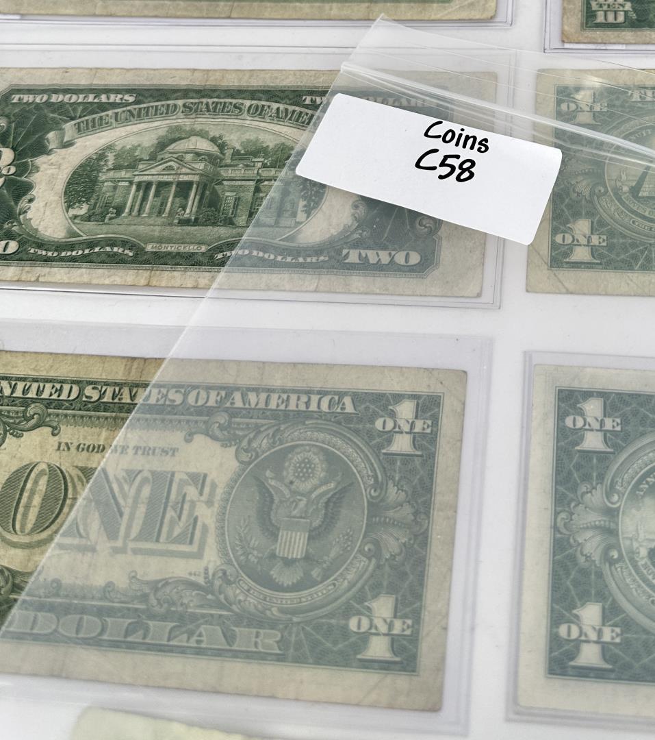 Silver Certificates and Red Seal Notes