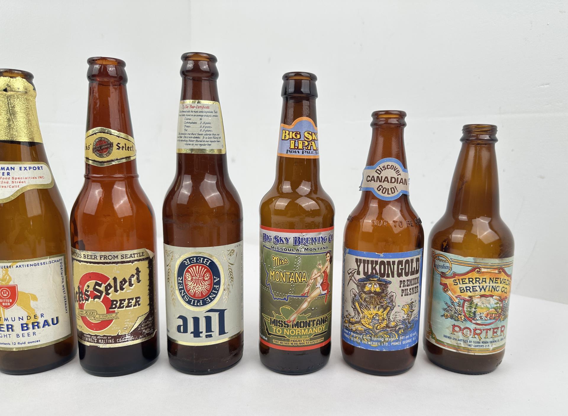 Group of Vintage Beer Bottles