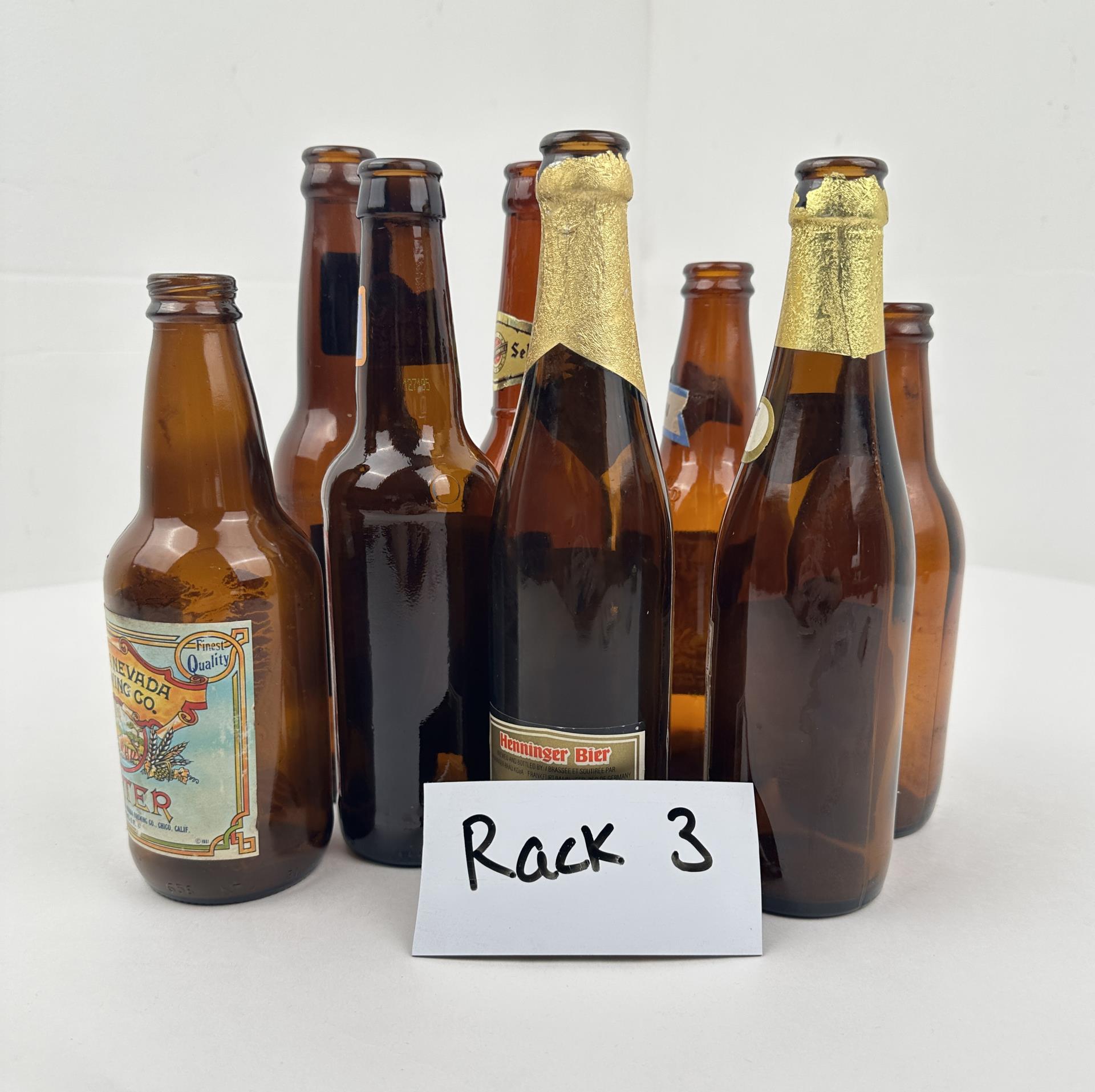 Group of Vintage Beer Bottles