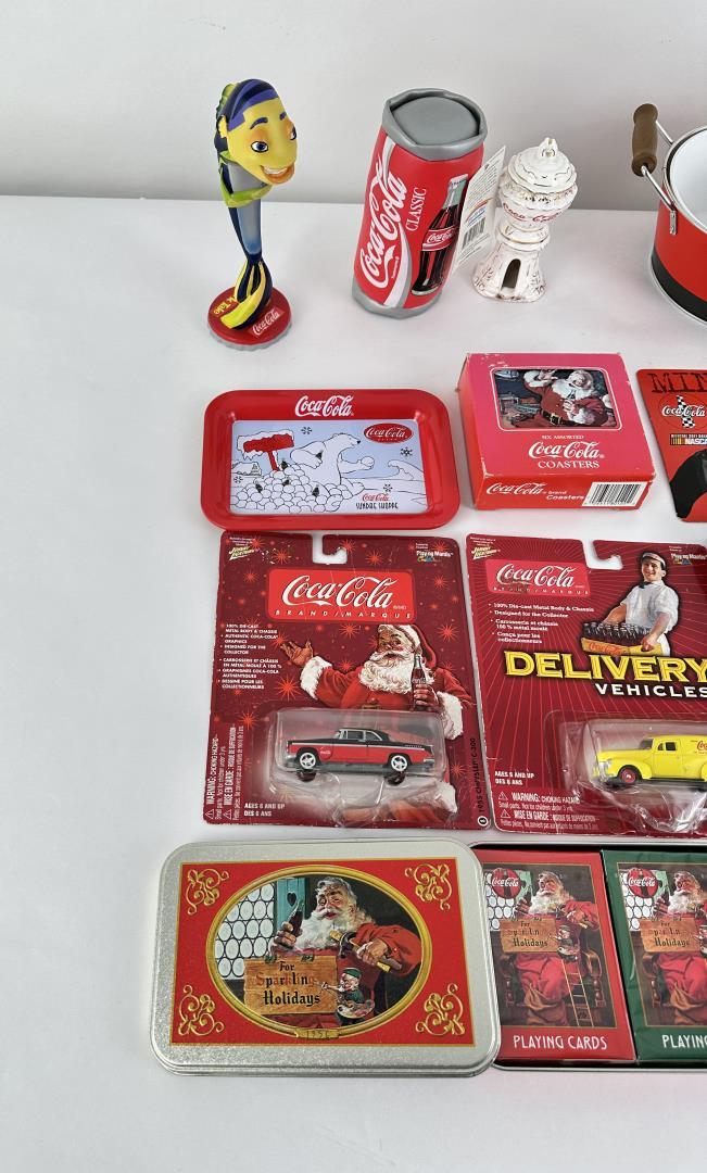 Group Of Coca Cola Collectibles