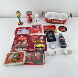 Group Of Coca Cola Collectibles