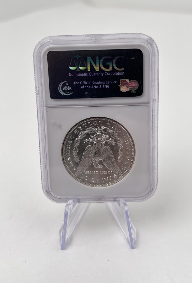 1882 S Morgan Silver Dollar NGC MS65