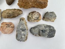 Ancient Native American Indian Stone Tools