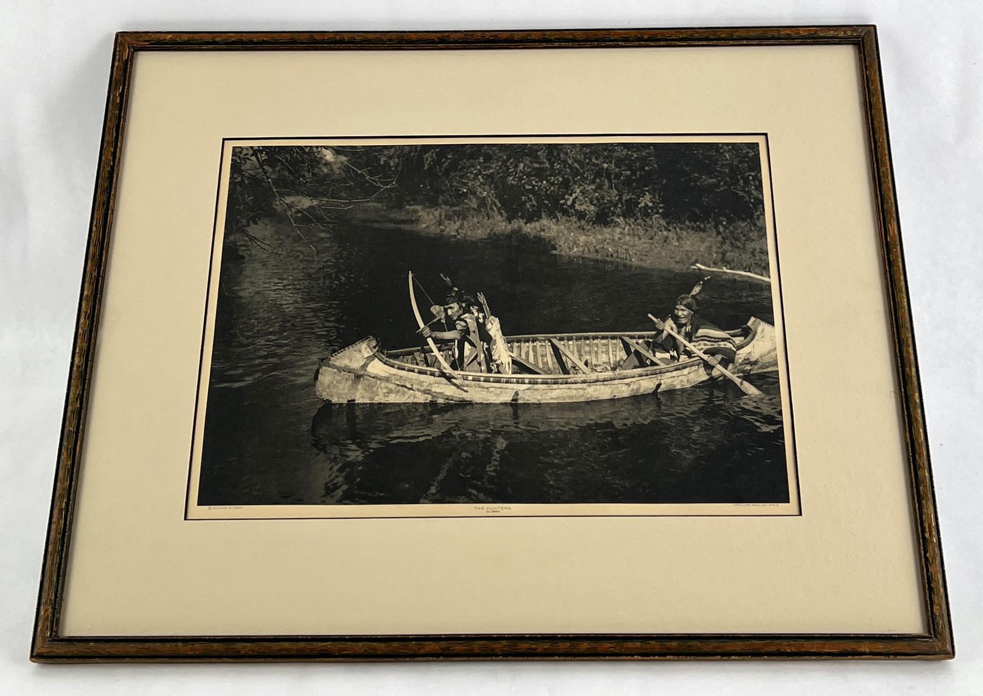 Roland Reed Photogravure The Hunters Ojibwa