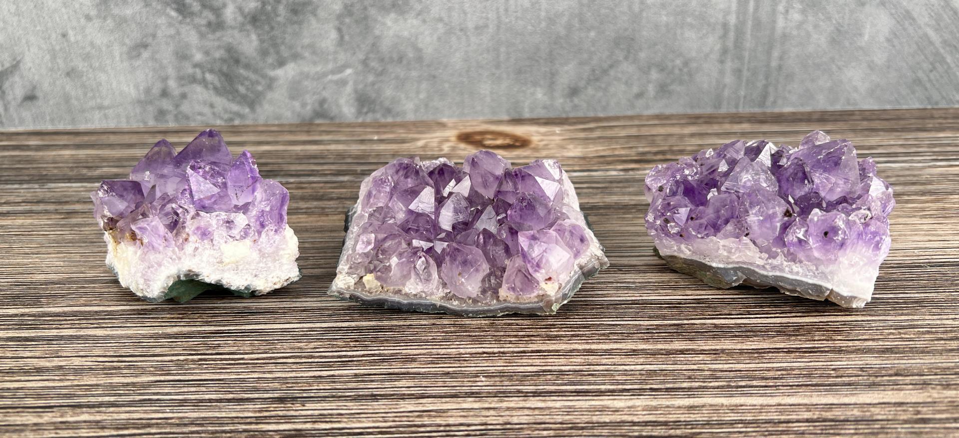 Collection of Brazilian Amethyst Mineral Specimens